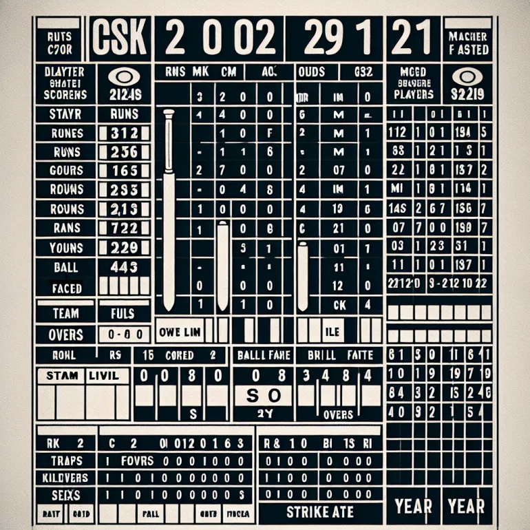 Csk vs mi 2021 scorecard